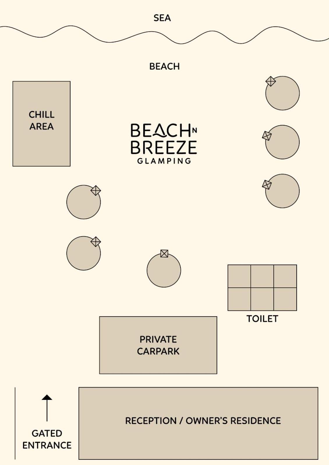 Beach N Breeze Glamping Malacca Luaran gambar